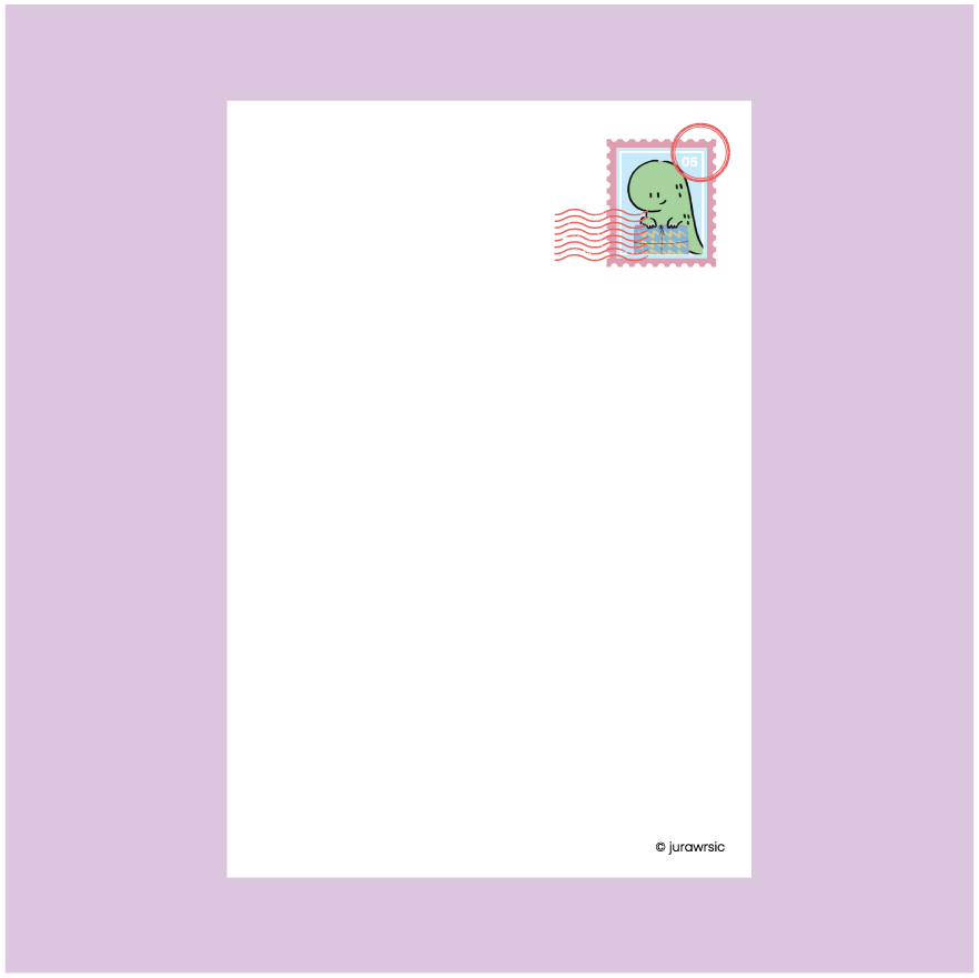 Jurawrsic Birthday Postcard | Celebration with Friends | Gift for Friends, Wishing